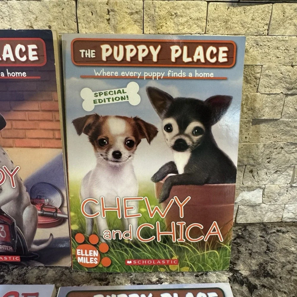 The Puppy Place Books Lot of 3 by Ellen Miles Palace Puppies Laura Dower PB Nice